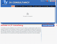 Tablet Screenshot of jvconsultancy.com